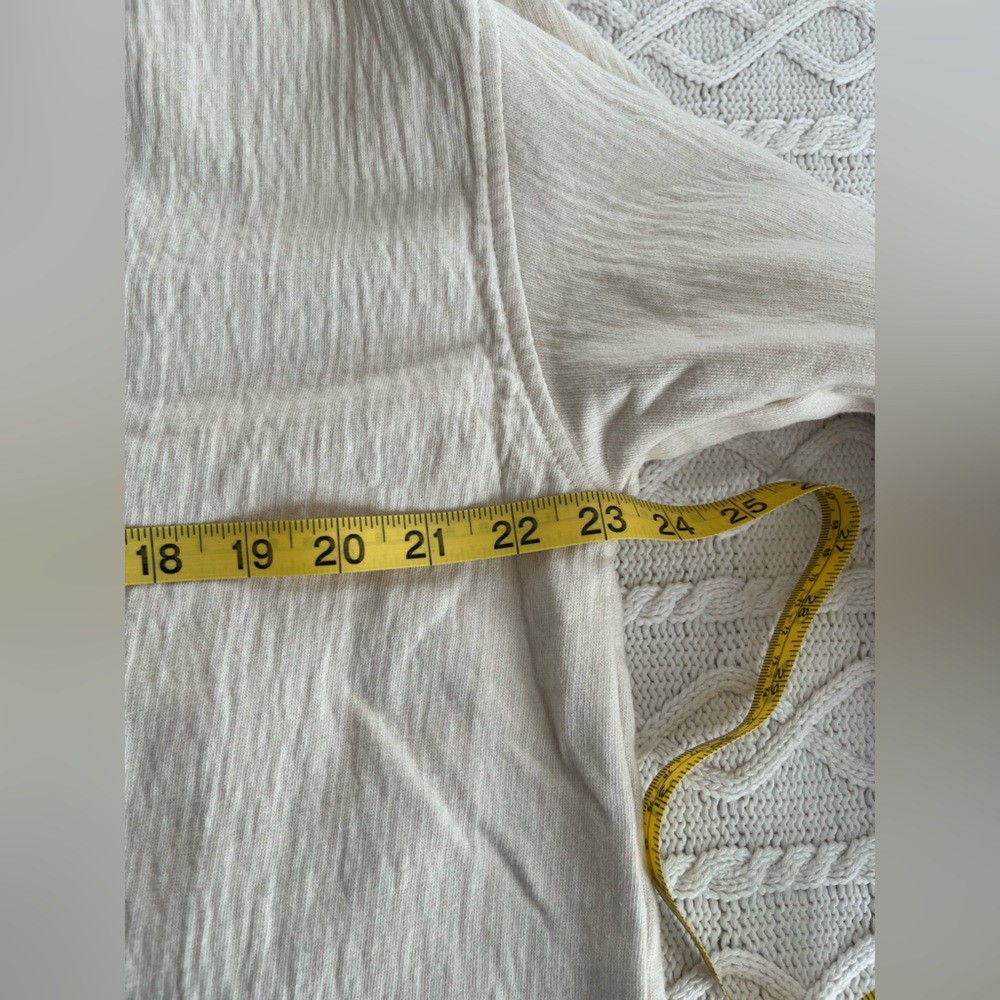Aerie Cream Pullover Oversized Top Women’s Size Small - Picture 13 of 13